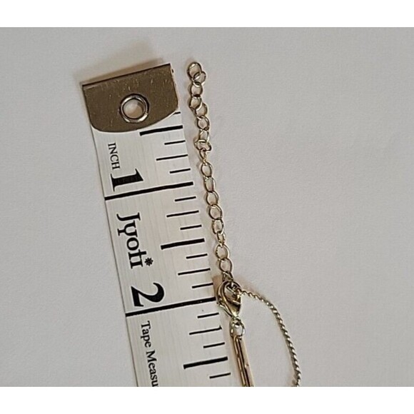 LA Rocks Happy Smiley Face Emoji Necklace Yellow gold tone ball link Chain - Picture 9 of 9